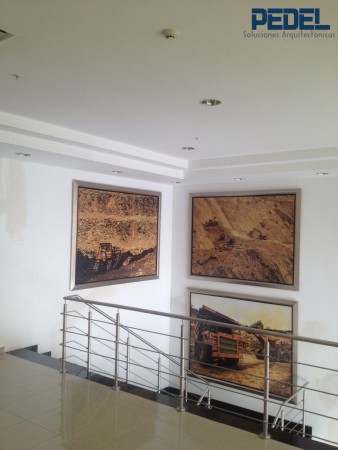 Oficinas de IIASA: Instalación de Cielo razo de Gypsum y Pintura. 